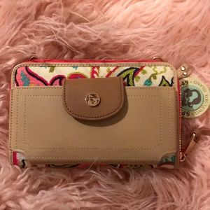 Spartina wallet/ cross body- never used!